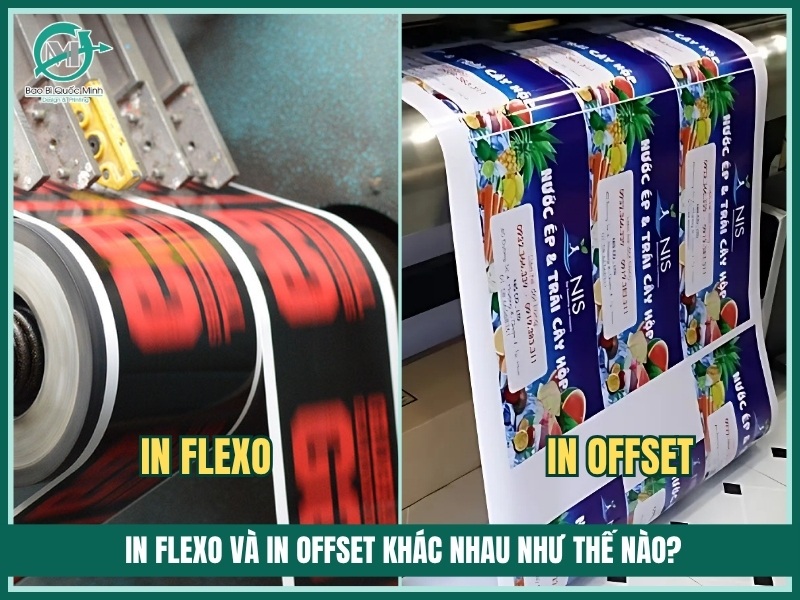 In flexo va in offset khac nhau nhu the nao